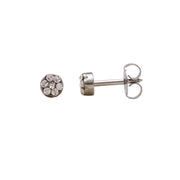 Daisy Apr Crystal Allergy-Free Stainless Steel Ear Stud